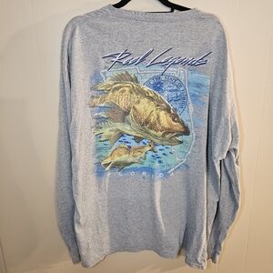 Reel Legends Florida XXL Fishing Long Sleeve Tee